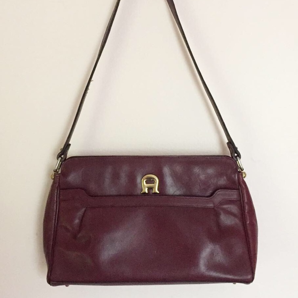 Vintage Oxblood Etienne Aigner purse